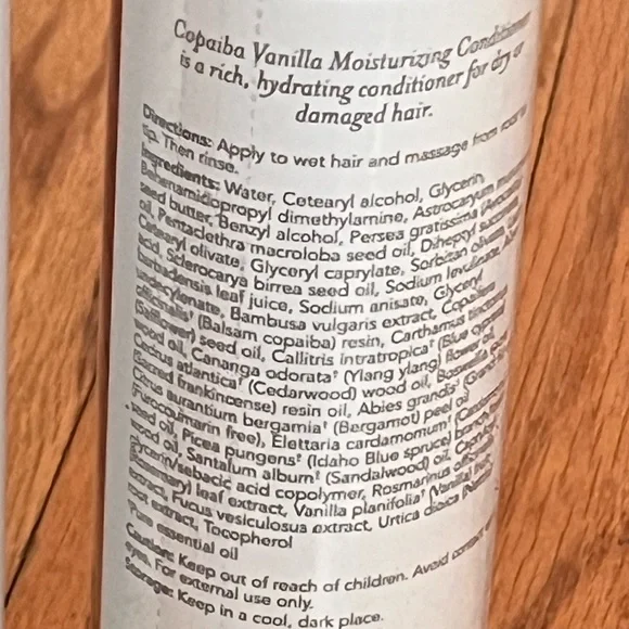 Young Living Essential Oils COPAIBA VANILLA Moisturizing Conditioner 8 oz SEALED - Picture 6 of 9